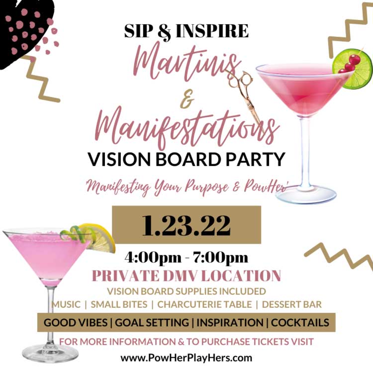 Vision Board Parties - Invite