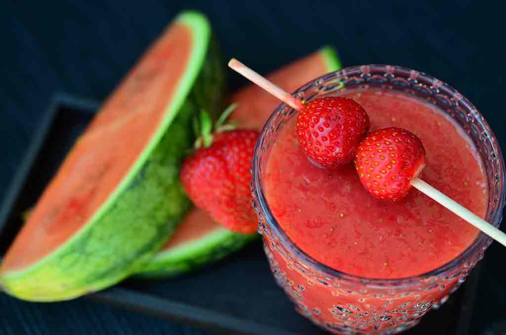 Smoothie Recipes With Watermelon - Strawberry Smoothie