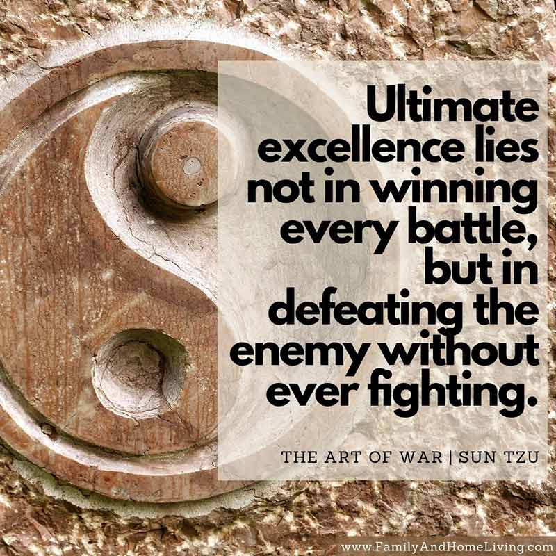 The Art Of War Quote - Ultimate excellence lies not in winning every battle, but in defeating the enemy without ever fighting: Sun Tzu