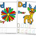 D Letter Coloring Pages and Worksheets