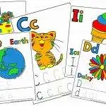 ABC Coloring Worksheets & Pages for Kids