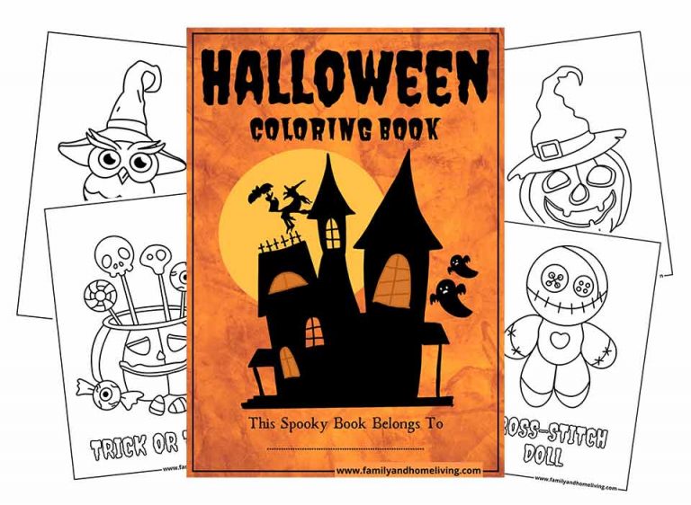 Halloween Coloring Pages and Sheets For Kids