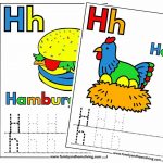 Printable Letter H Coloring Pages