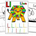 Letter L Coloring Pages and Worksheets for Preschoolers