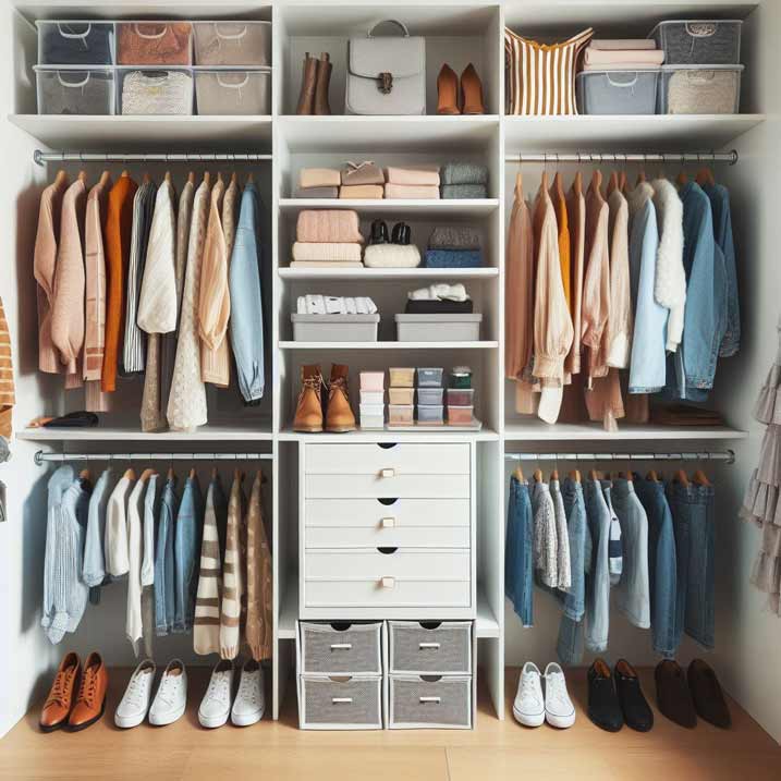 10 Best Steps and Tips to an Organized Closet