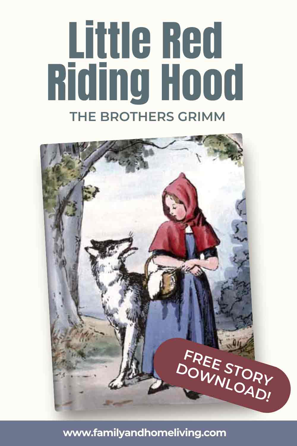 Little Red Riding Hood PDF Pinterest Pin
