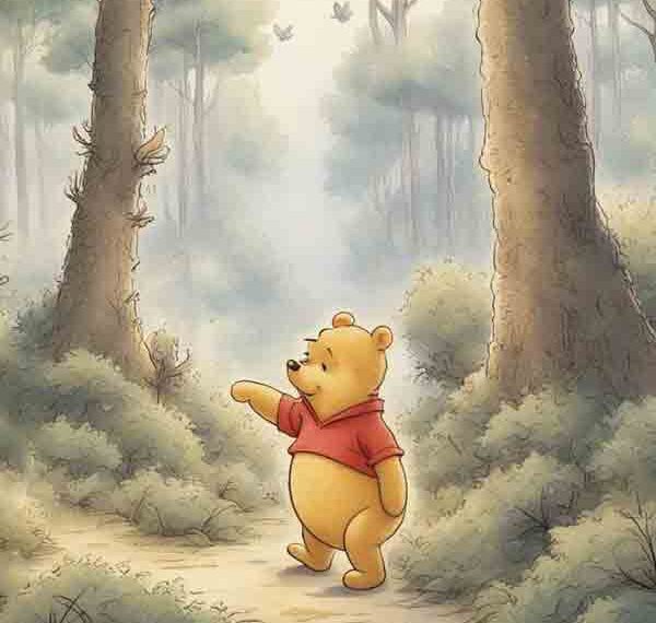 Winnie The Pooh book illustration