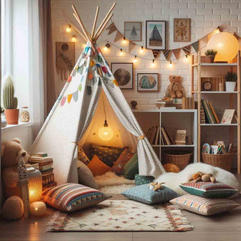 A cozy book nook idea