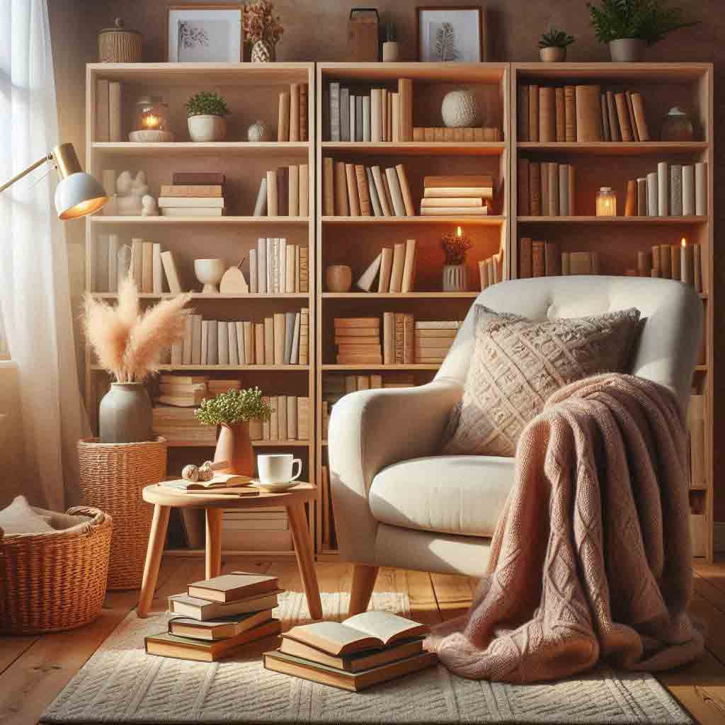 17+ Reading Corner Ideas For Adults: Cozy Ideas To Create Your Dream Space 4 Reading corner with single reading nook chair