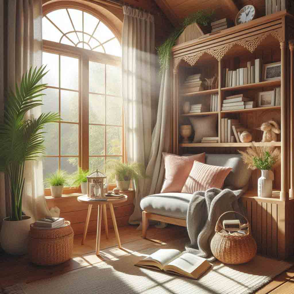 17+ Reading Corner Ideas For Adults: Cozy Ideas To Create Your Dream Space 12 Cozy reading corner in sunlit room