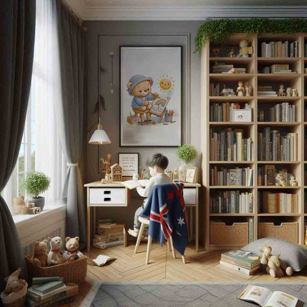 14 Cool Boys Reading Nook Ideas (For Todders through To Teens) 7 Reading nook with desk and wall to ceiling bookshelves