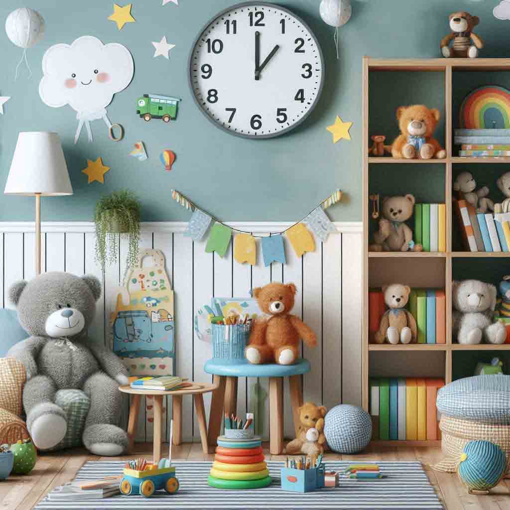 14 Cool Boys Reading Nook Ideas (For Todders through To Teens) 4 Toddler boys reading corner featuring a pastel blue, green and yellow color palette.