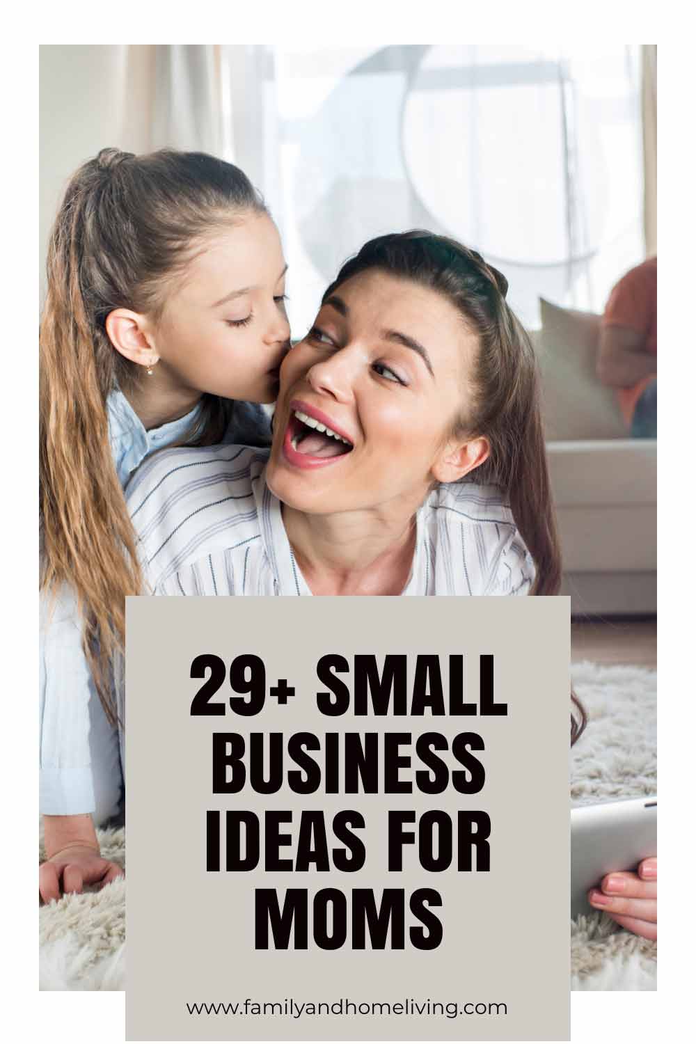 Small business ideas for moms Pinterest pin
