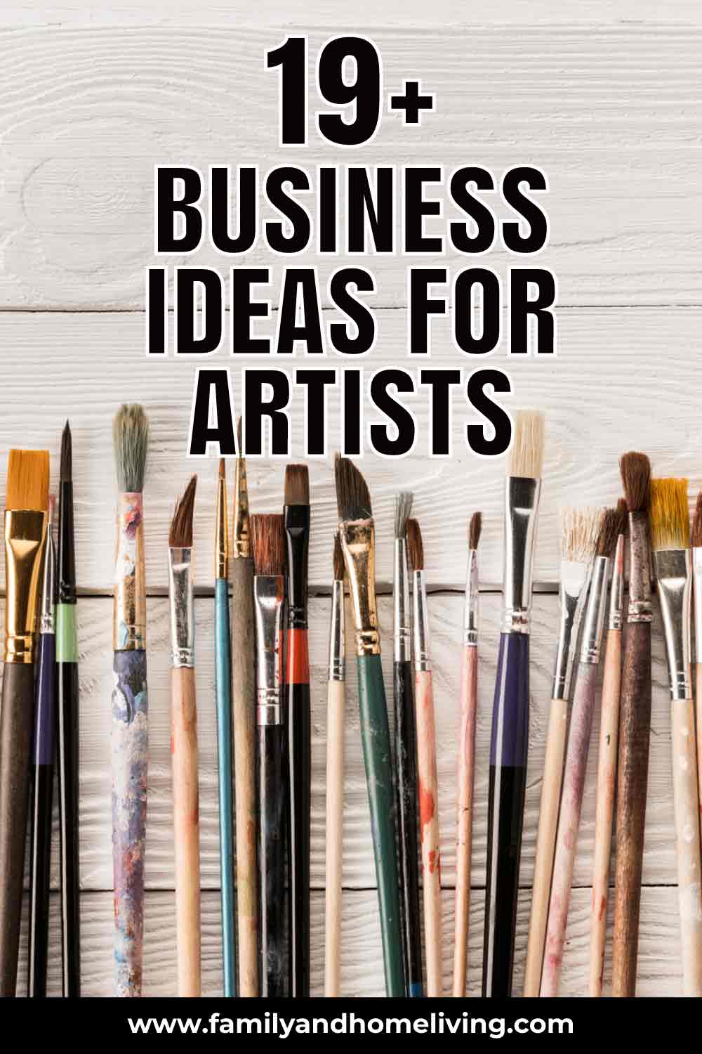 Home business ideas for artists Pinterest pin