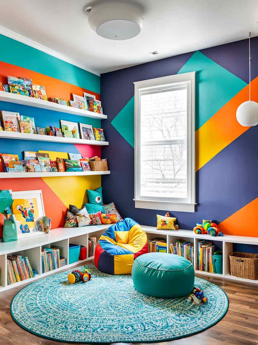 21 Beautiful Playroom Ideas For Kids: Play Area Inspiration