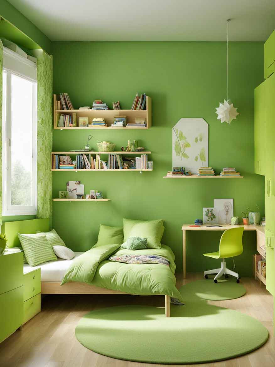 41+ Gorgeous Girls Green Bedroom Ideas (With Pictures)