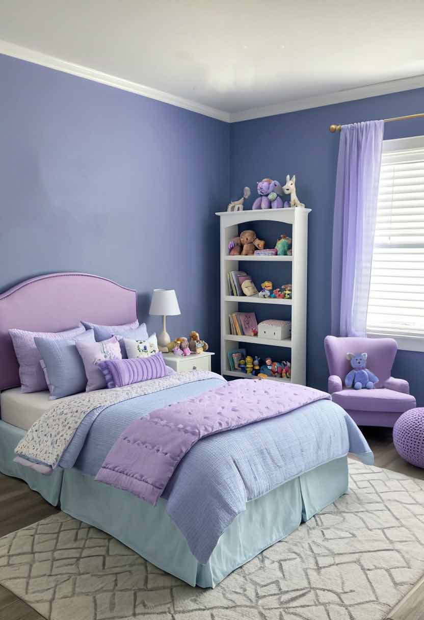 15+ Blue Bedroom Ideas for Girls That Prove Blue Isn't Just for Boys 19 blue and purple blue girls bedroom