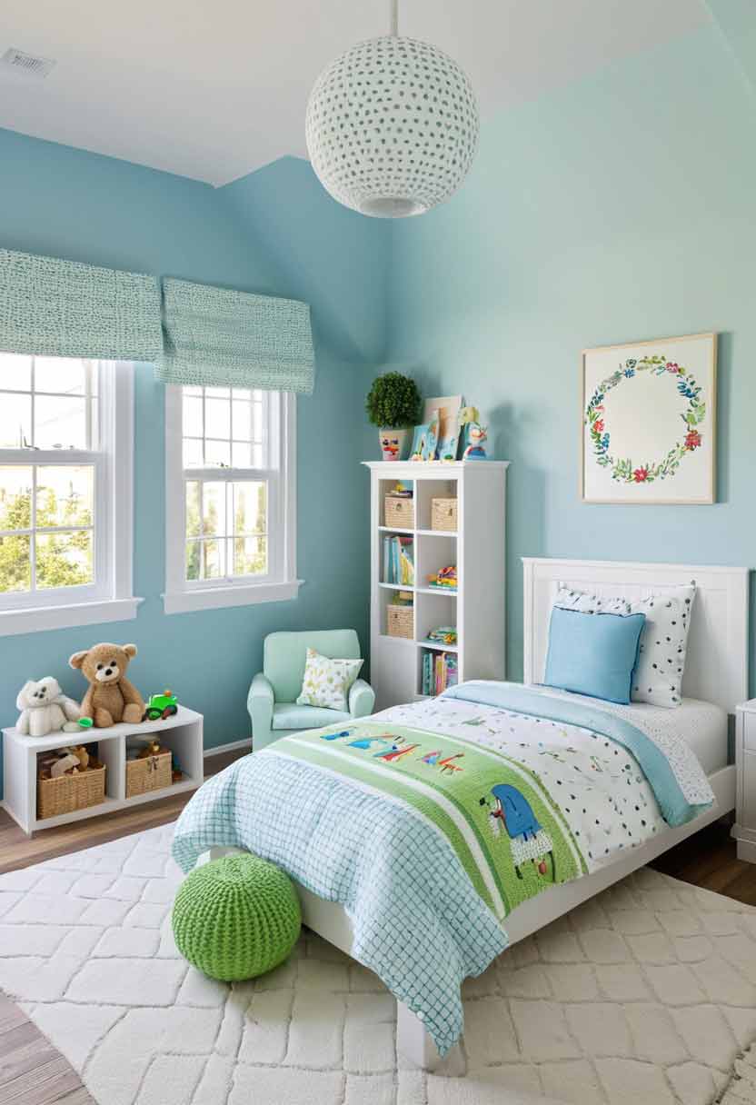 15+ Blue Bedroom Ideas for Girls That Prove Blue Isn't Just for Boys 14 girls green blue bedroom idea